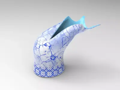 Jol Vase Low-poly 3D model