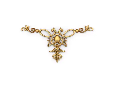 Classic decor ornament 322 3D model