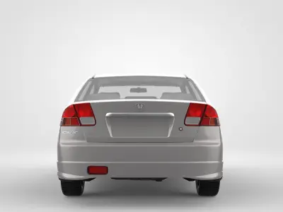 Honda Civic VTEC 2 3D model