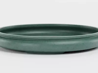 Bonsai Bowl V1 - Ceramic Pot Low-poly 3D model