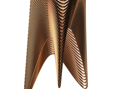 Parametric chandelier 3D model