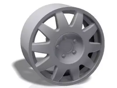 10 spokes rim - print model 3D print model