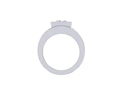 Princess Art Deco Ring 3D print model