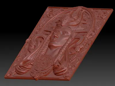 Witch woman 3D print model