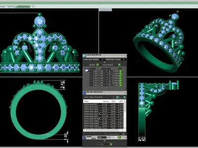 CAD-1848-Ring 3D print model