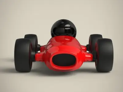 Racing Toy Car 3D model