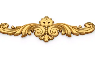 carved classic decorative ornament cnc 3d printing stl 62 3D model