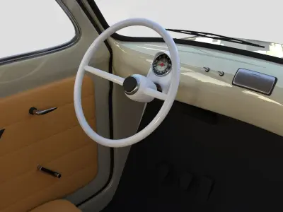 Fiat 500D Nuova 1960 rev 3D model