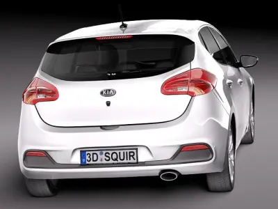Kia Ceed SW- 2013 3D model