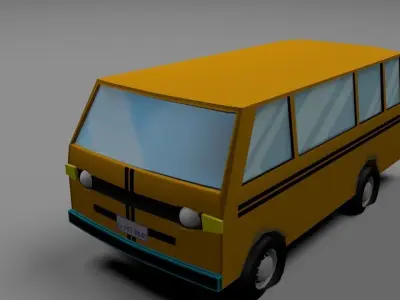Danfo bus LP 3D model