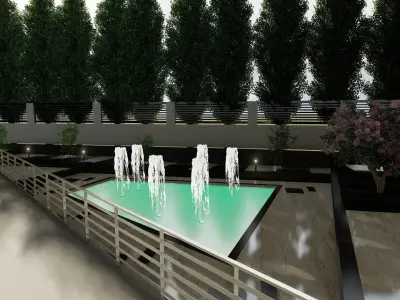 Main luxury villa 3D model