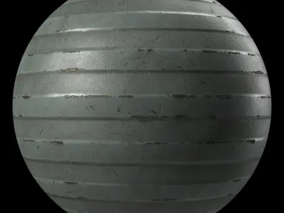 Metal Materials 61- Metal panels By Painting Sbsar Pbr Seamless Texture