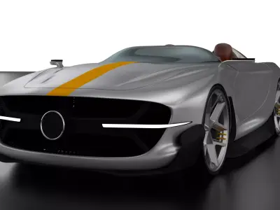 AURION Concept car - Racing 3D model