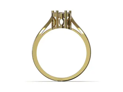 Ready for casting file for the Sparkling Blossom ring fr0064 3D print model