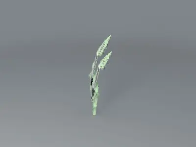 The double Phoenix guitar Free 3D model