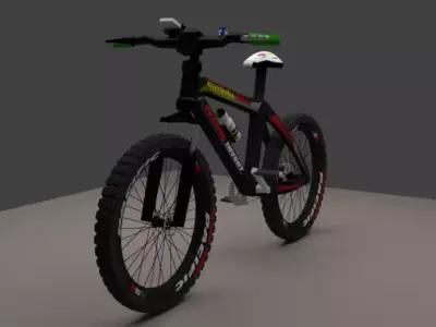 Mountain Bike v1 3D model