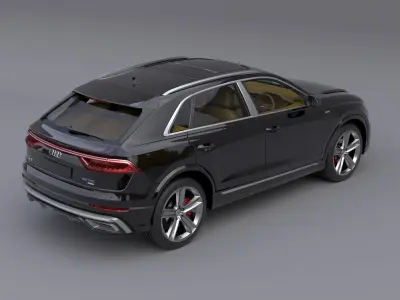 Audi Q8 2020 3D model