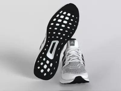 Adidas ULTRABOOST 1 SHOES Cloud White Low-poly 3D model
