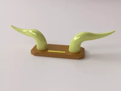 Horn Decor 3D model