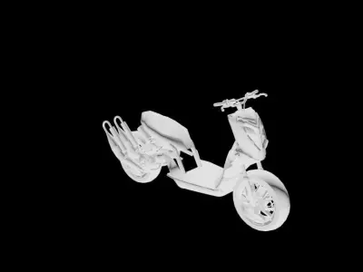 mbk stunt yamaha slider  3D print model