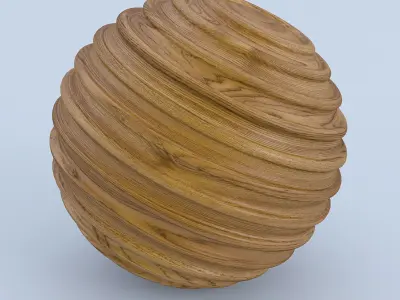Wooden Decoration 3D model
