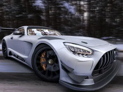 GT3 AMG 2020 3D model