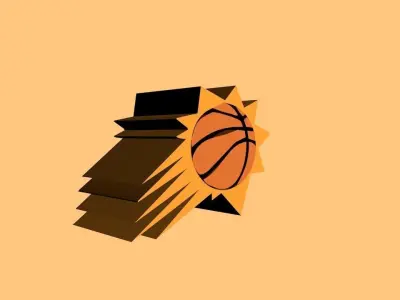 Phoenix Suns Team Logo 3D model