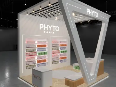 TRI exhibition stand design 3D model