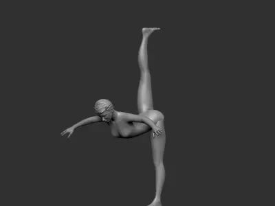  lamp home ballet girl - Modern Sculpture 3D print model