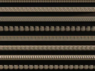 Ornament Pack Vol 22 - Baroque Neoclassicism Antique 3D model