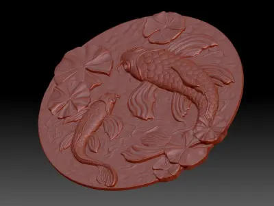 Panel fish  3D print model