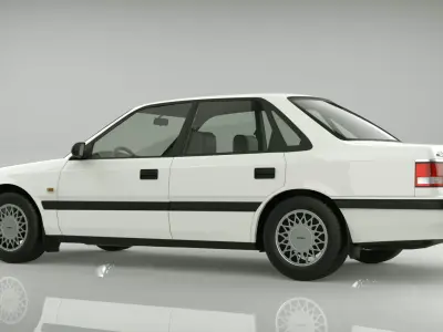 Mazda 626 Sedan 1990 3D model
