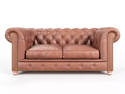 Sofa Chesterfield 3D model