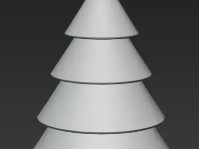 Christmas tree ornament 3D print model