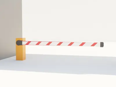 Low poly garage pack Low-poly 3D model