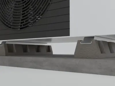 Heat pump 3D model