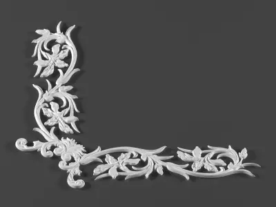 7 ornamental classic decoration 3d model kitbash vol 47 3D model