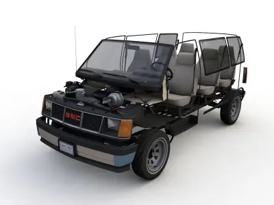 GMC Safari Van 1987 3D model