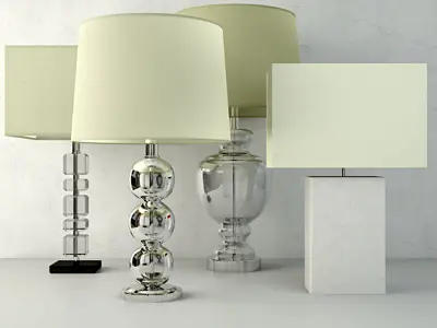 Table Lamps by ZARA HOME 3D model