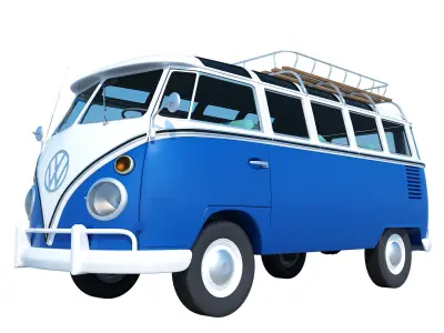 Volkswagen Camping Bus 3D model