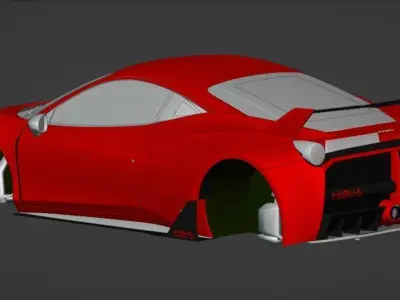 Ferrari 458 Italia F142 Misha Design Bodykit 3D model