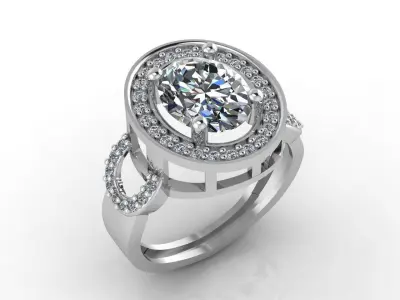 Mini Set Ring Pendant Earrings STL 3DM Womens Jewelry 3D print model