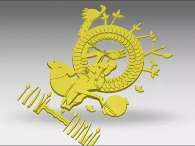 KRISHAN RADHA 3D model