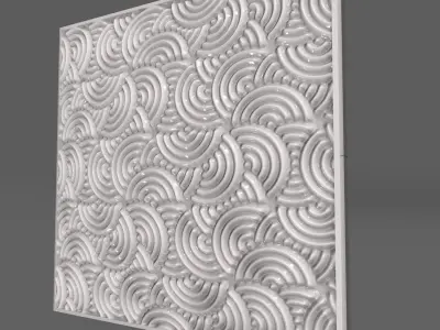 5 WALL PANELS 3DWPRAJCOL1  3D Model Collection