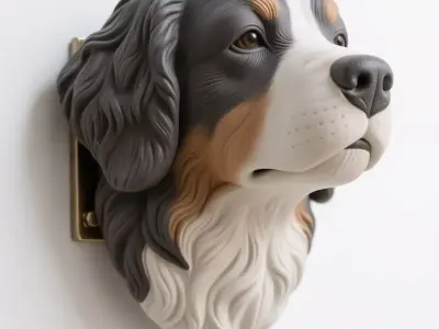 Berner sennenhond 3D print model