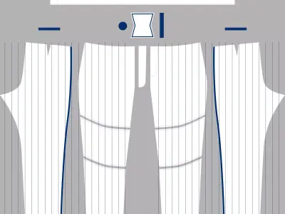 Mens Baseball pant 3D model 3D model