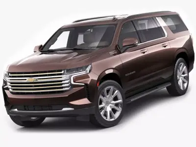 Suburban 2021 SUV 3D model