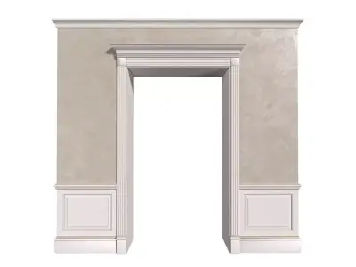 Classic Door Portal Doorway Opening  Decorative Wall Panels 3D model