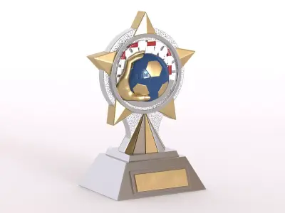 Handball Trophy 3D model