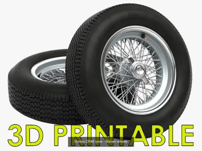 3D Printable Classic Racing Wheels Bundle 3D Model Pack